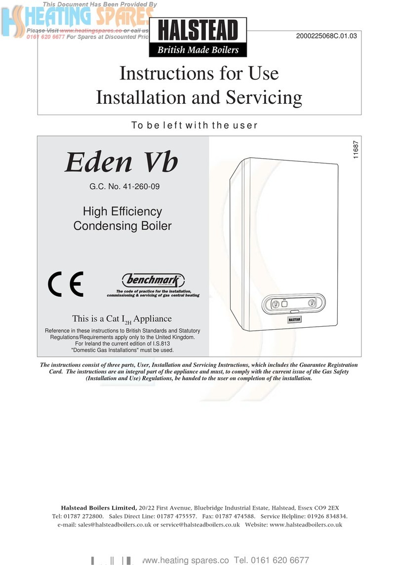 Halstead Eden Vb Operation manual Halstead Eden Vb Operation manual