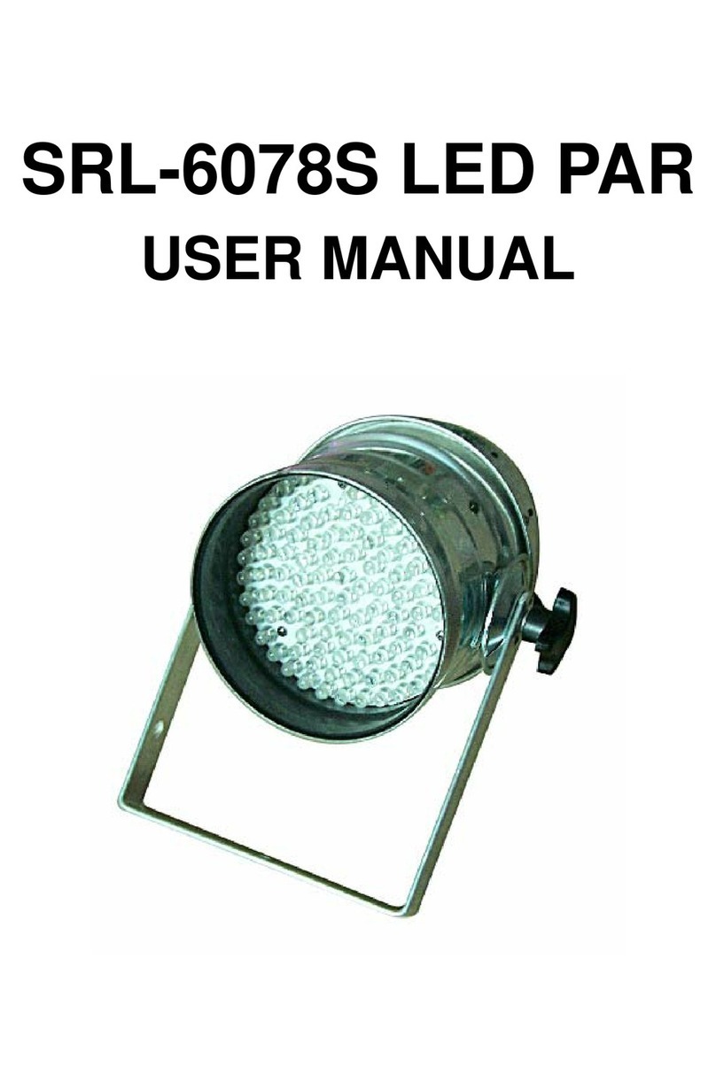 Technolight SRL-6078S LED PAR user manual