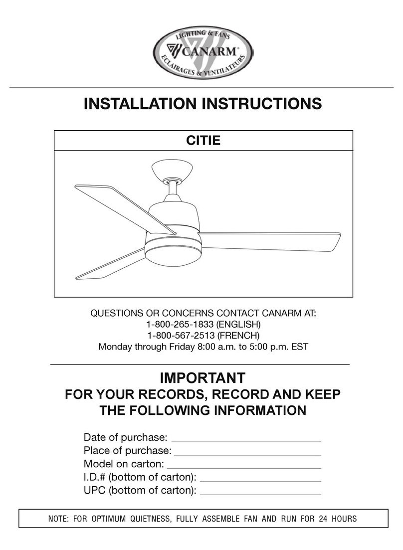 Canarm CITIE User manual