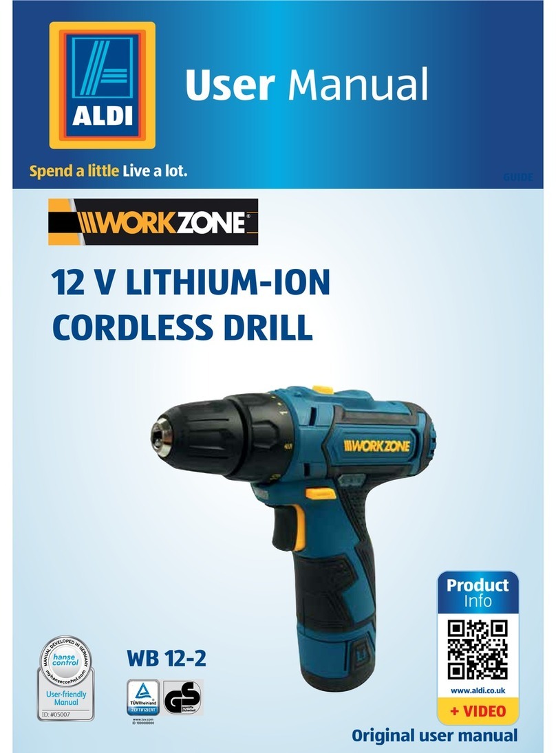 ALDI WorkZone WB 12-2 user manual