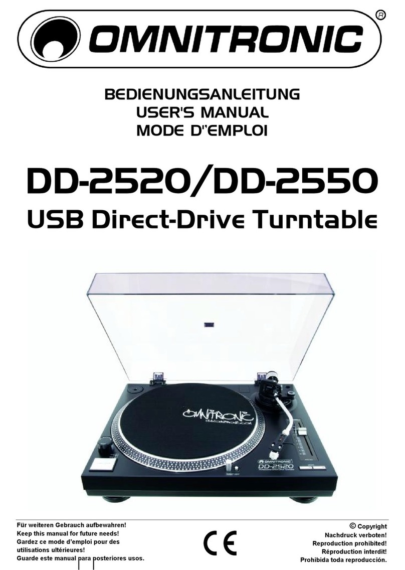 Omnitronic DD-2520 user manual