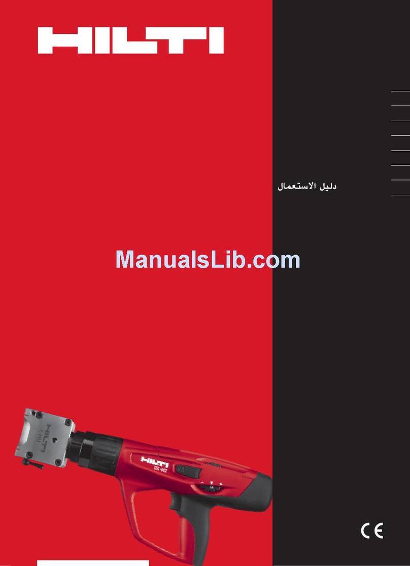 Hilti DX462CM/HM User manual