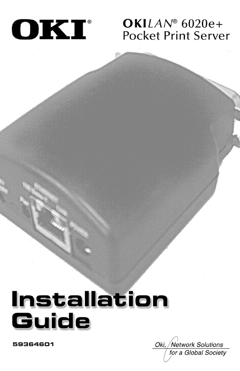 Oki okiLAN 6020e+ User manual