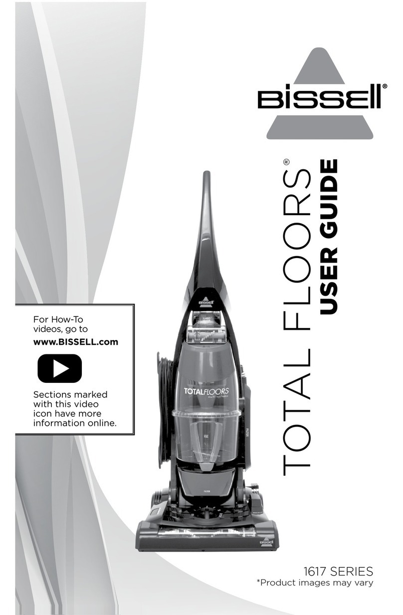 Bissell 1617 SERIES TOTAL FLOORS user guide