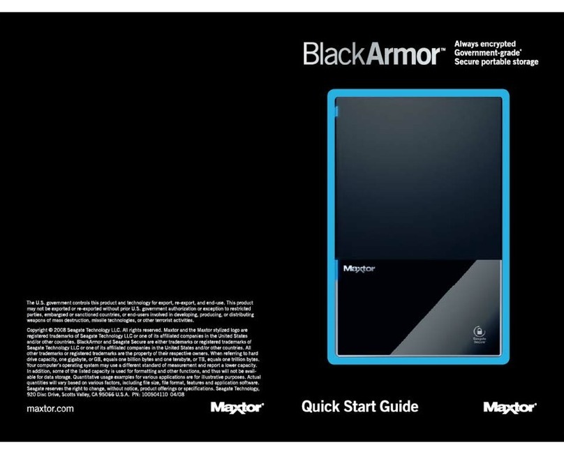 Maxtor BlackArmor User manual