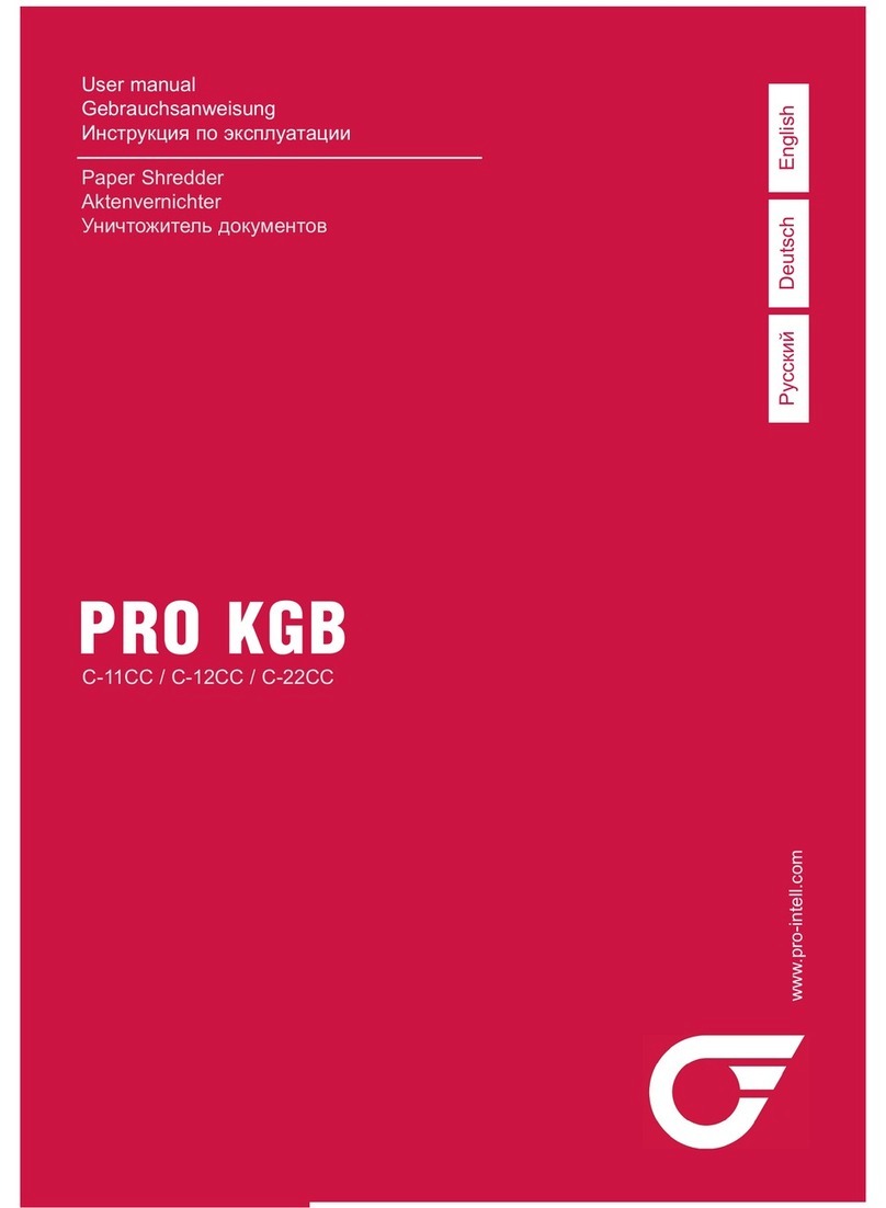 PRO Intellect Technology PRO KGB C-11CC user manual