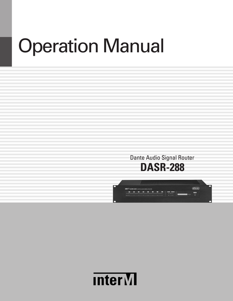 Inter-m DASR-288 Operation manual