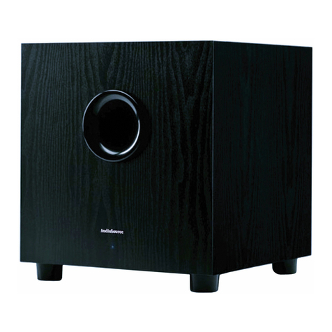 AudioSource PSW8 User manual