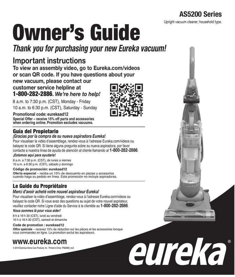 Eureka AS5200 Series owner's guide