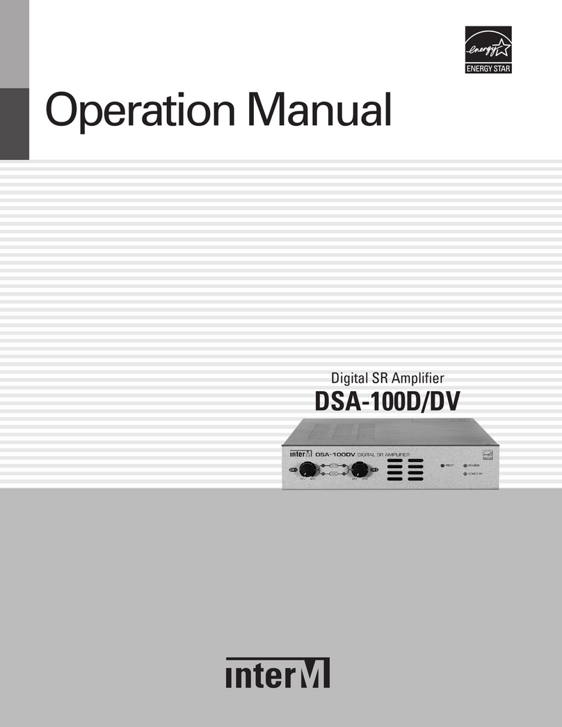 Inter-m DSA-100D Operation manual