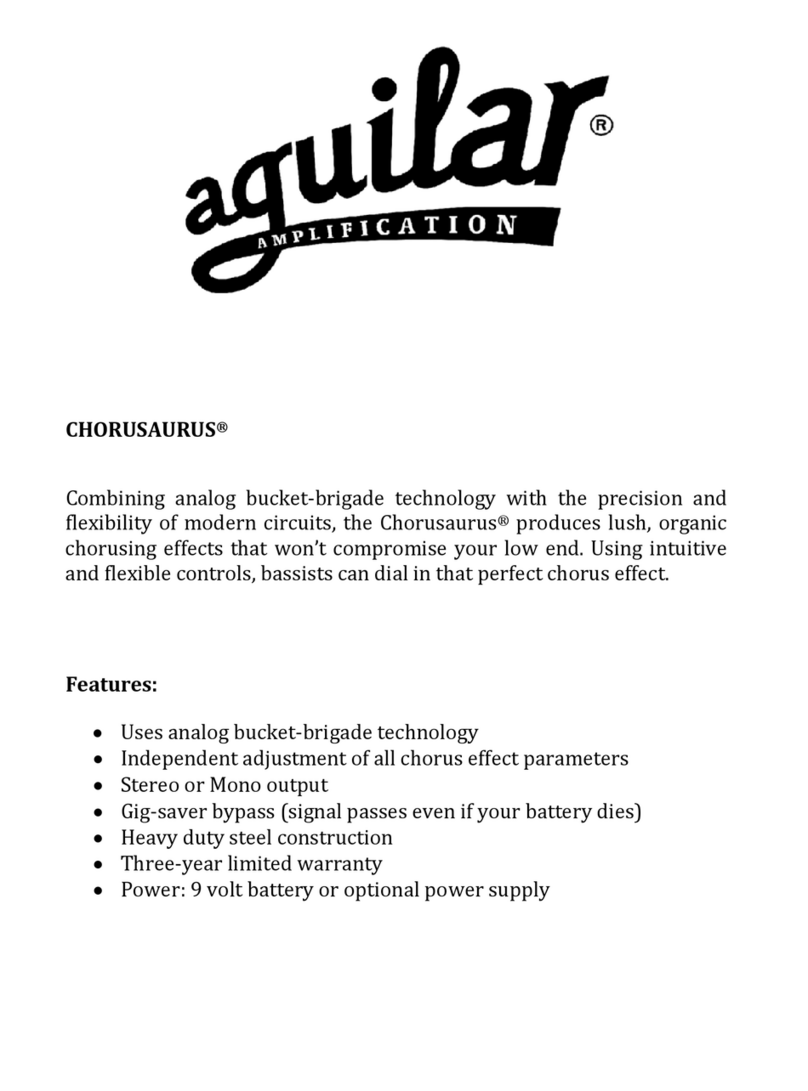 Aguilar CHORUSAURUS user guide