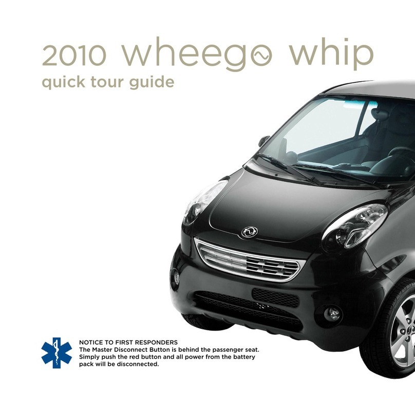 Wheego 2010 Whip User manual