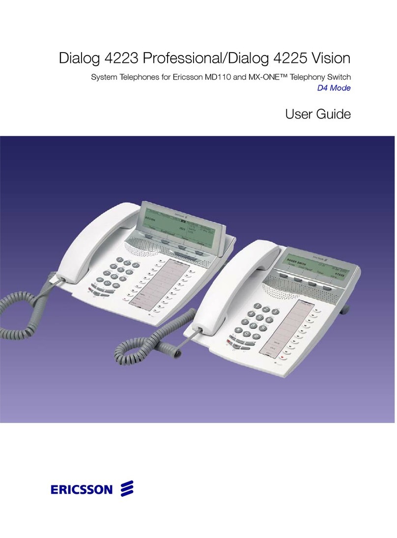 Ericsson Dialog 4223 Professional User manual