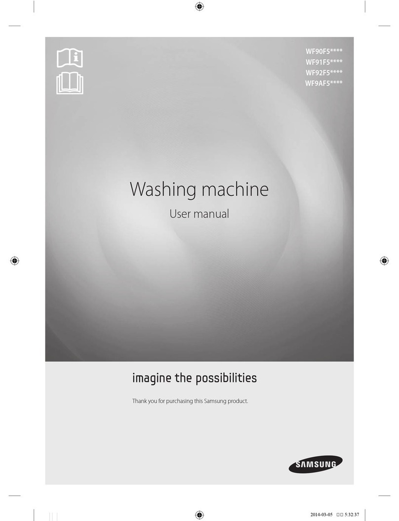 Samsung WF90F5 Series User manual