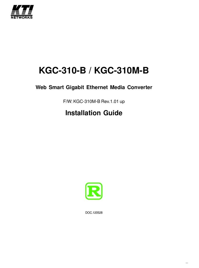 KTI KGC-310-B User manual
