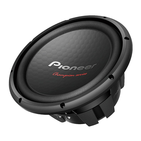 Pioneer TS-W31154 instruction manual