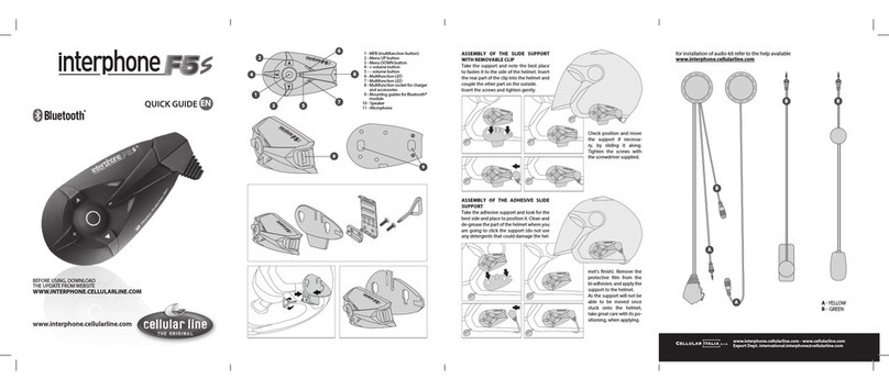 Cellularline interphone F5S User manual