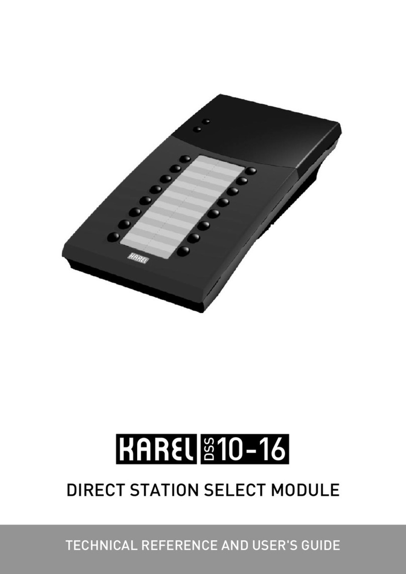 Karel DSS10-6 Technical reference and user's guide