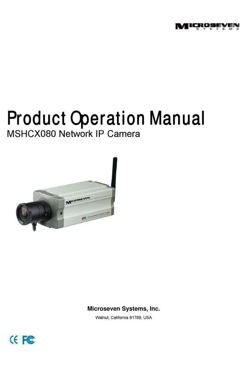 Microseven Systems MSHCX080 Operation manual
