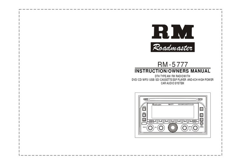 RM RM-5777 Instruction & owner's manual