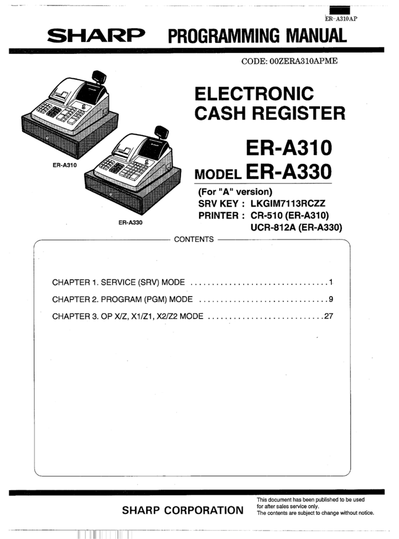 Sharp ER-A310 Owner's manual Sharp ER-A310 Owner's manual