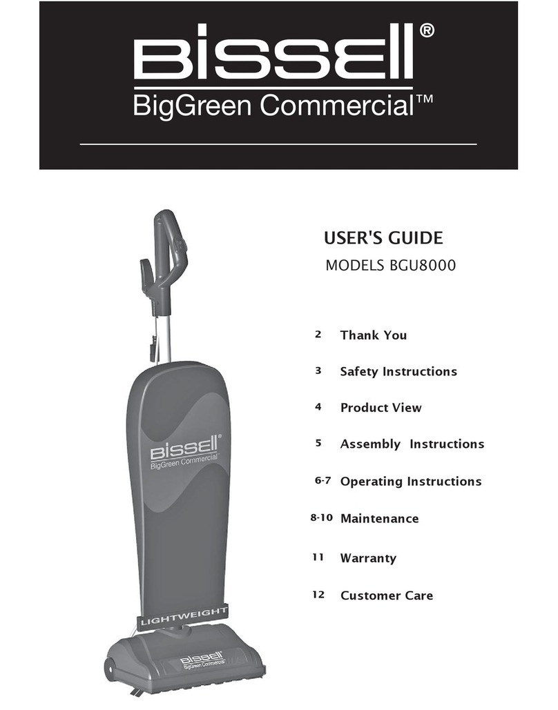 Bissell BGU8000 user manual