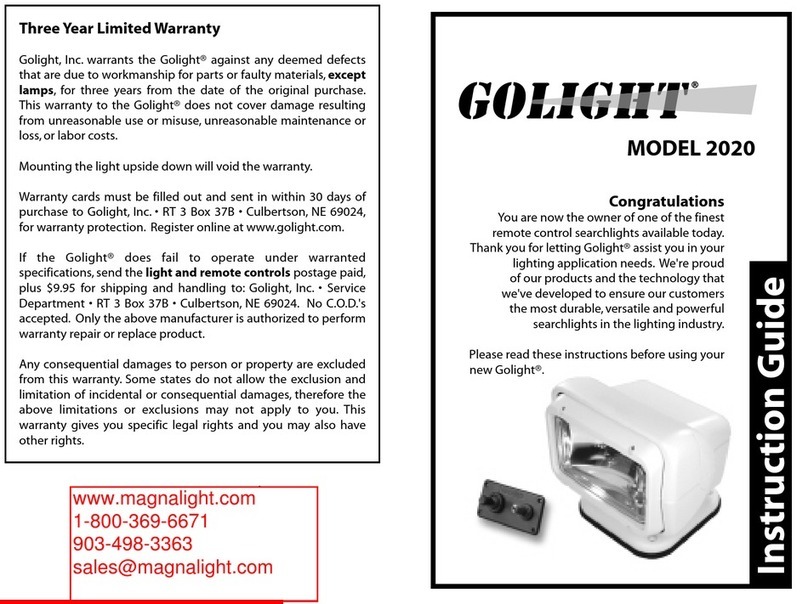 Golight 2020 Manual