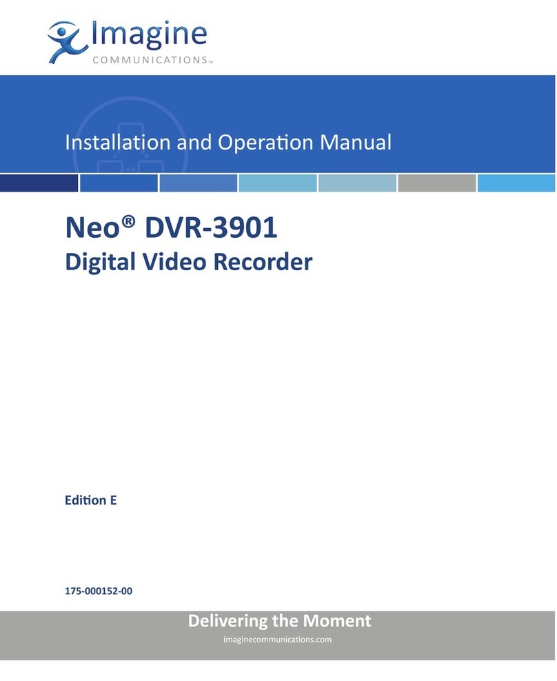 Imagine NEO DVR-3901 User manual
