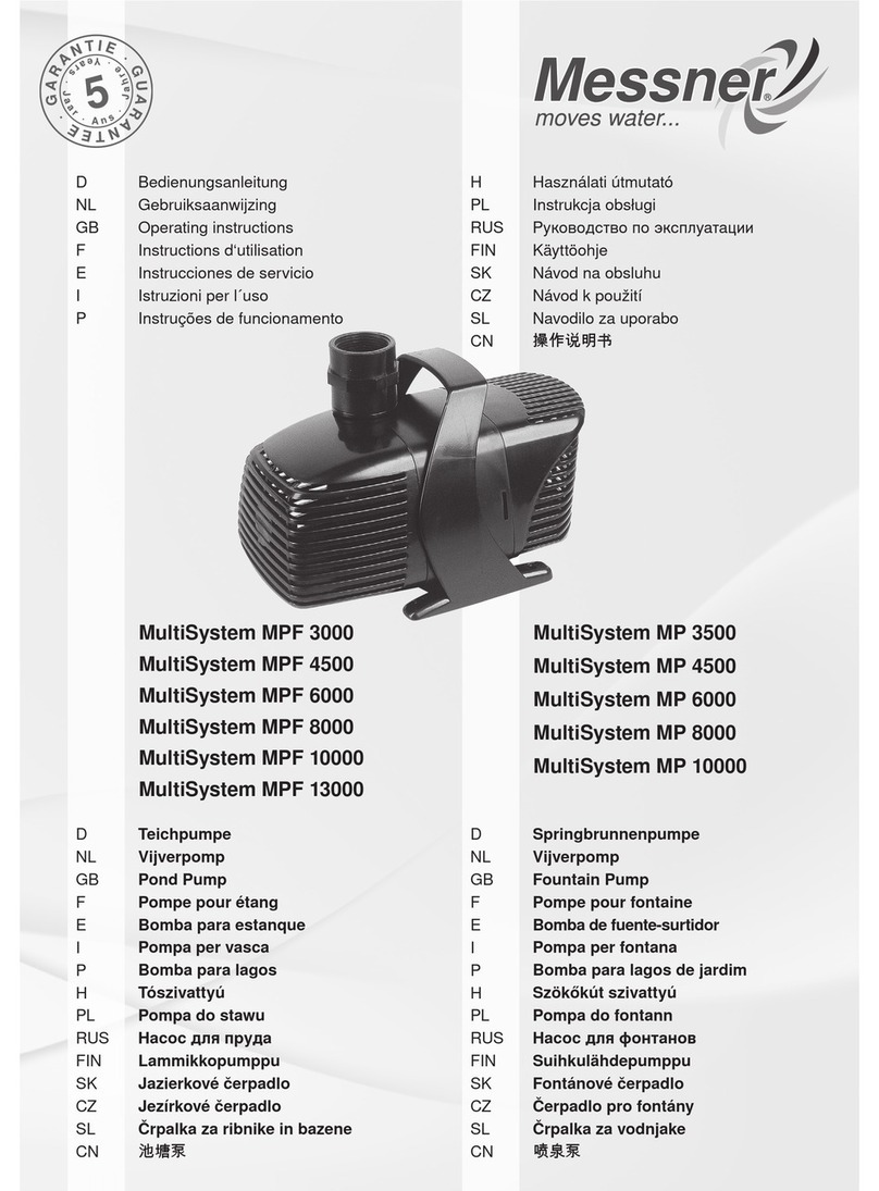 Messner MultiSystem MPF 3000 operating instructions