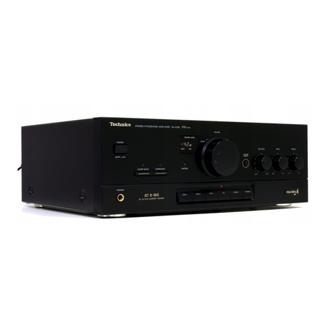Technics SU-X120 User manual