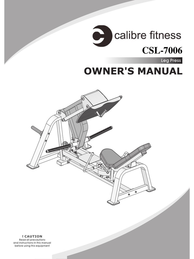Calibre Fitness CSL-7006 owner's manual