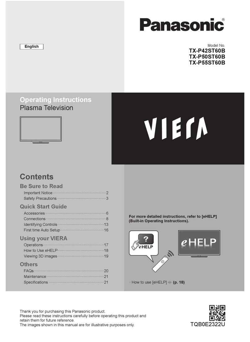 Panasonic TX-P42ST60B User manual