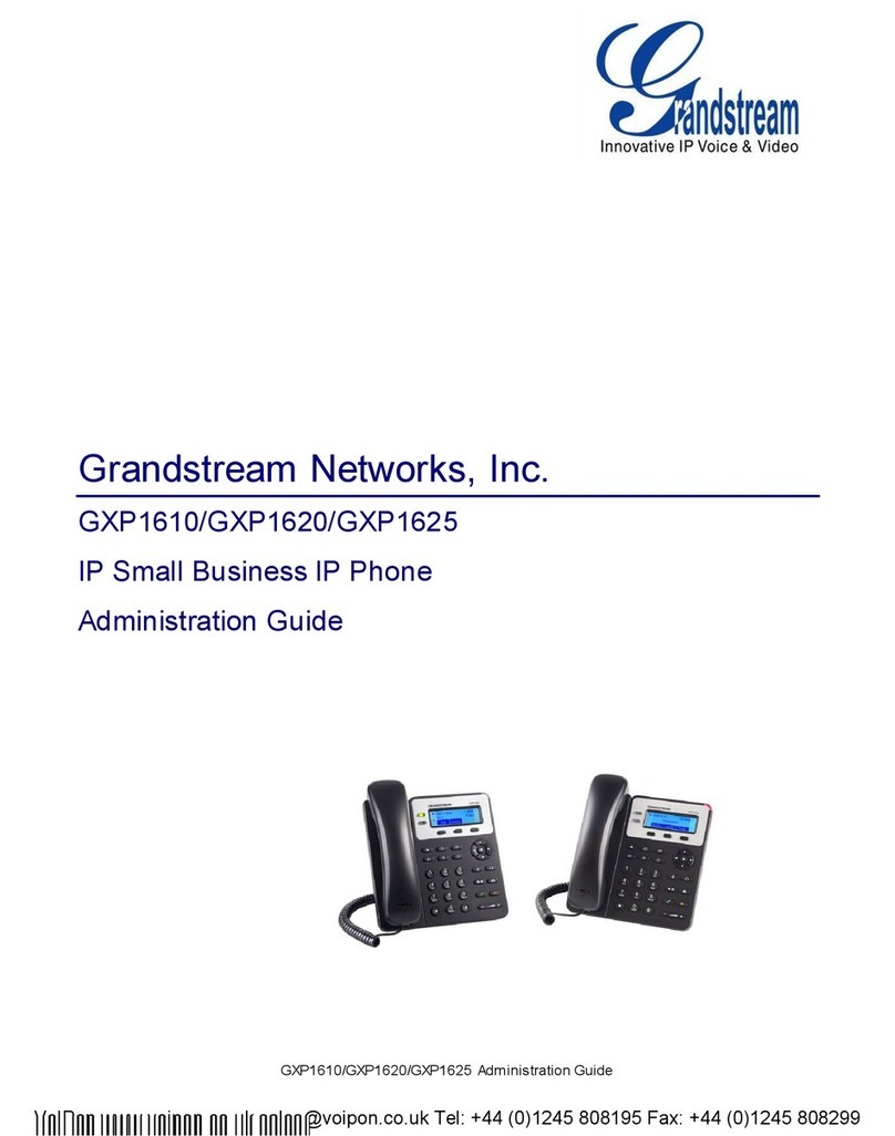 Grandstream Networks GXP1610 Instruction Manual