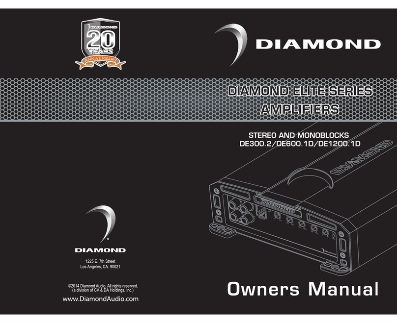 Diamond Elite Series DE300.2 User manual