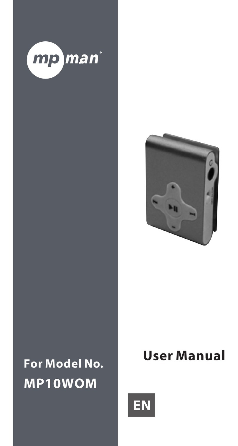 MP-Man MP10WOM User manual MP-Man MP10WOM User manual