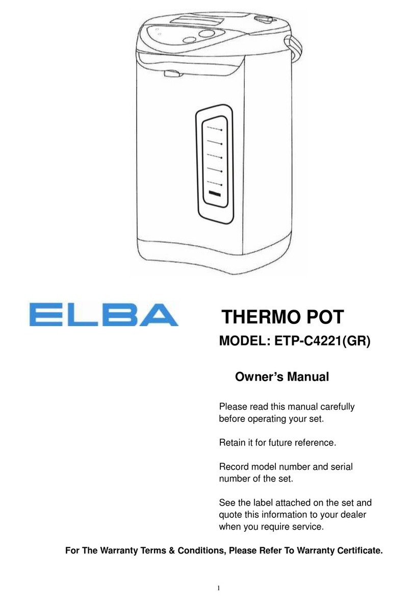 Elba ETP-C4221 owner's manual