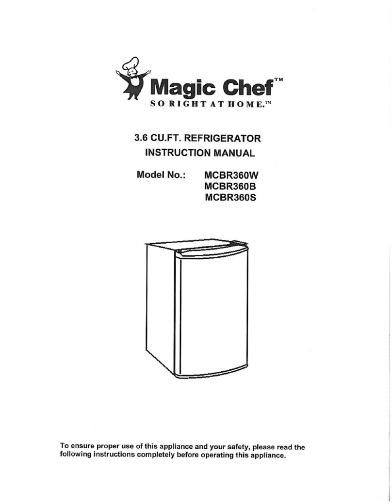 Magic Chef MCBR360W User manual Magic Chef MCBR360W User manual