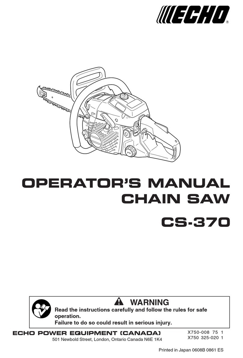 Echo CS-370 Operator's manual