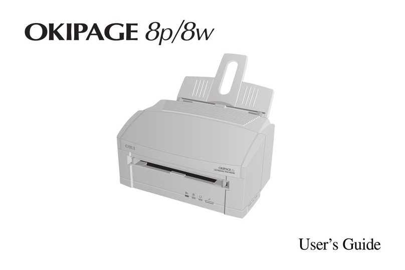 Oki Okipage 8p user guide