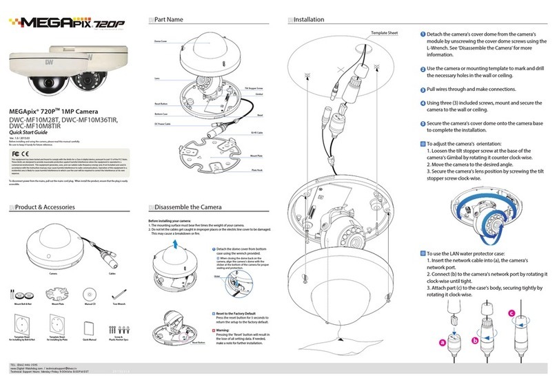 Megapix DWC-MF10M28T User manual