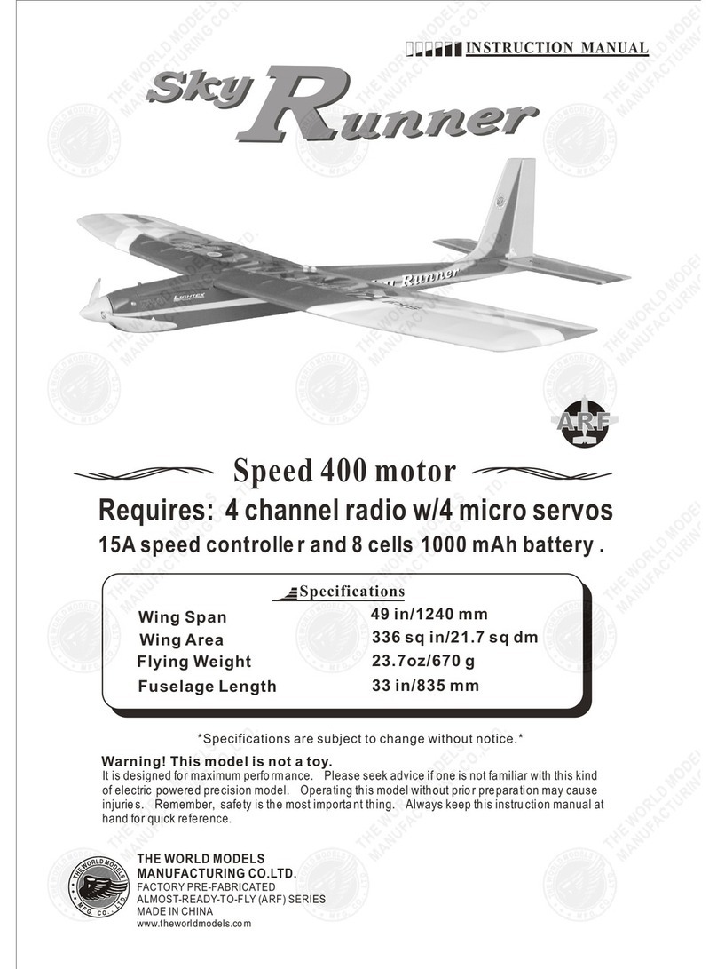 The World Models Manufacturing Sky Runner instruction manual The World Models Manufacturing Sky Runner instruction manual