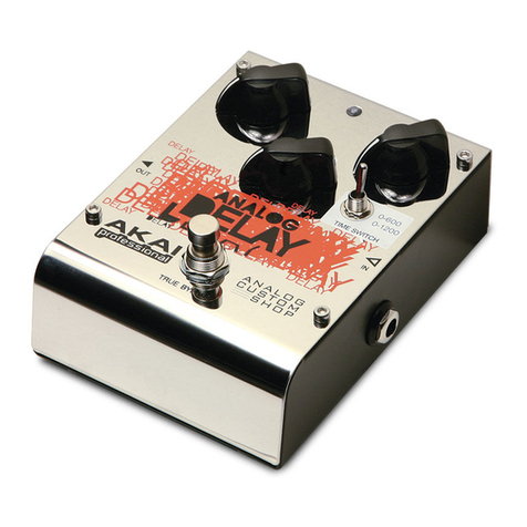 Akai Analog Custom Shop Analog Delay User manual
