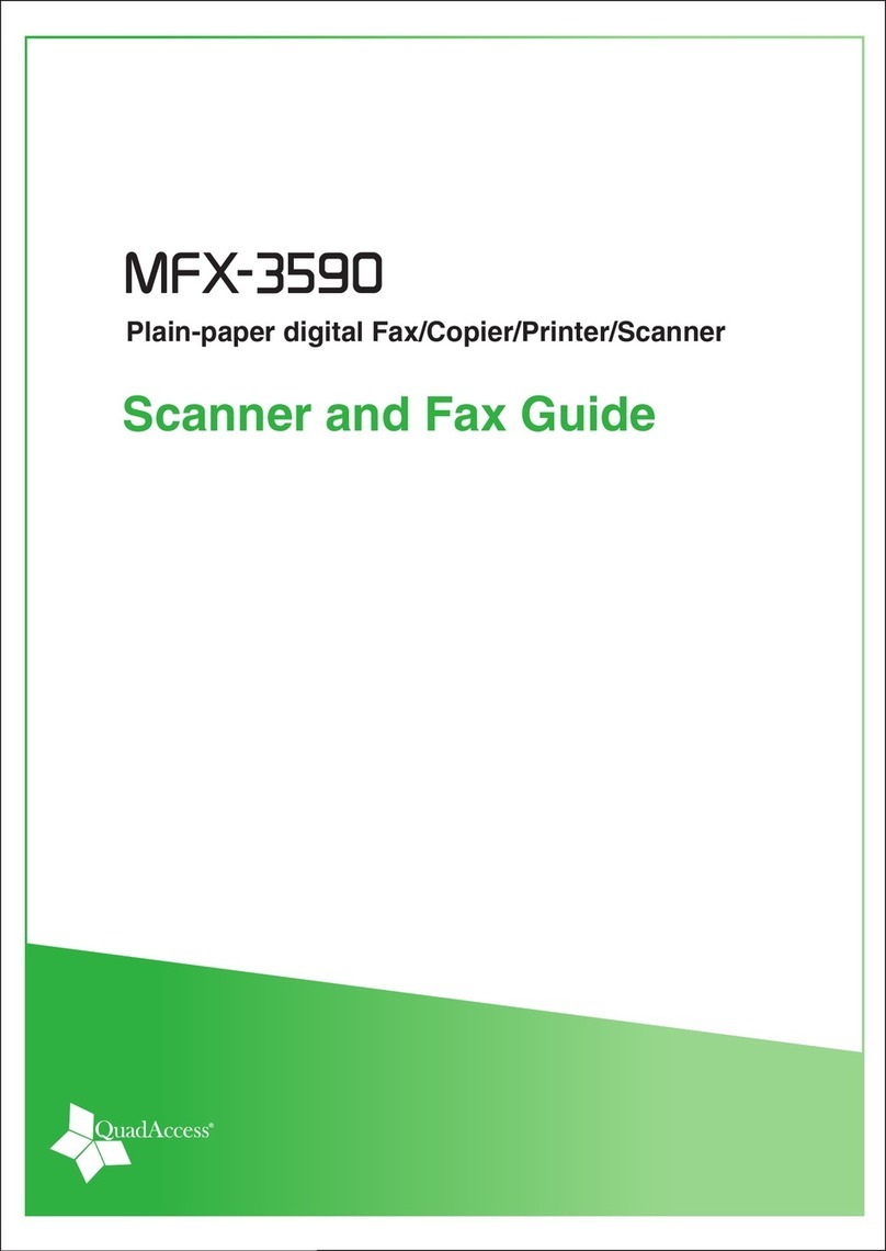 QUAD ACCESS MFX-3590 Installation and maintenance instructions