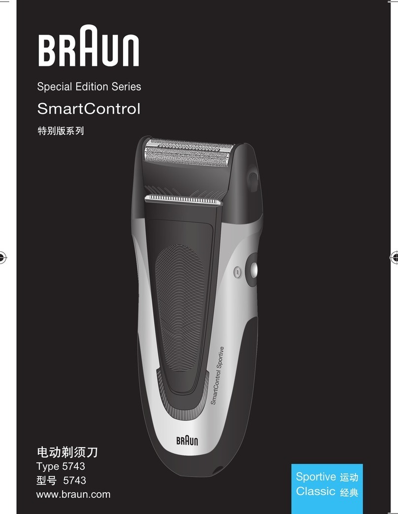 Braun SmartControl Special Edition Series User manual