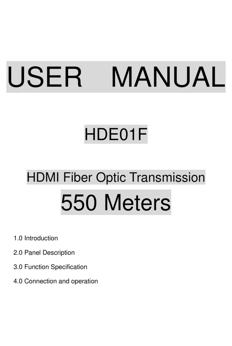 Sinovision HDE01F user manual Sinovision HDE01F user manual