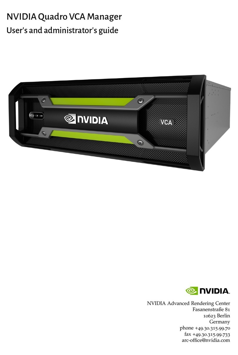 Nvidia Quadro VCA Manager User and administrator guide