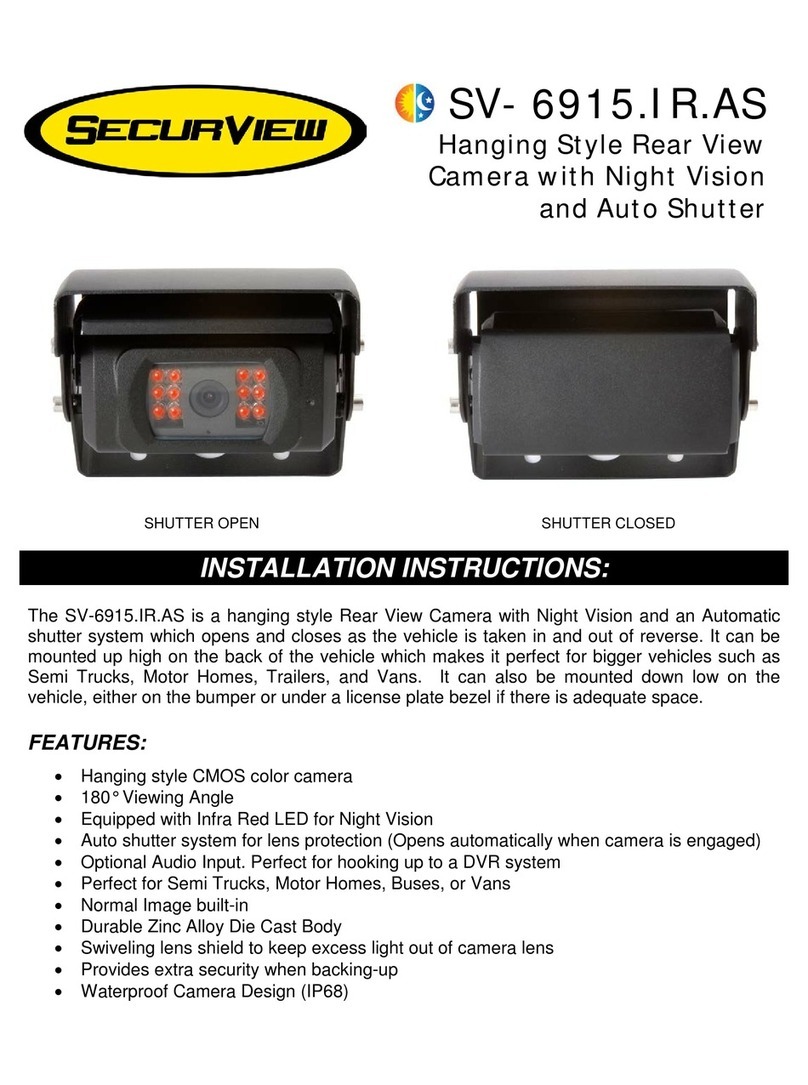 SecurView SV- 6915.IR.AS installation instructions