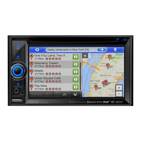 Clarion NX504E User manual