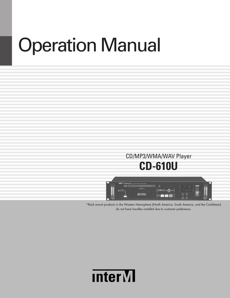 Inter-m CD-610U User manual