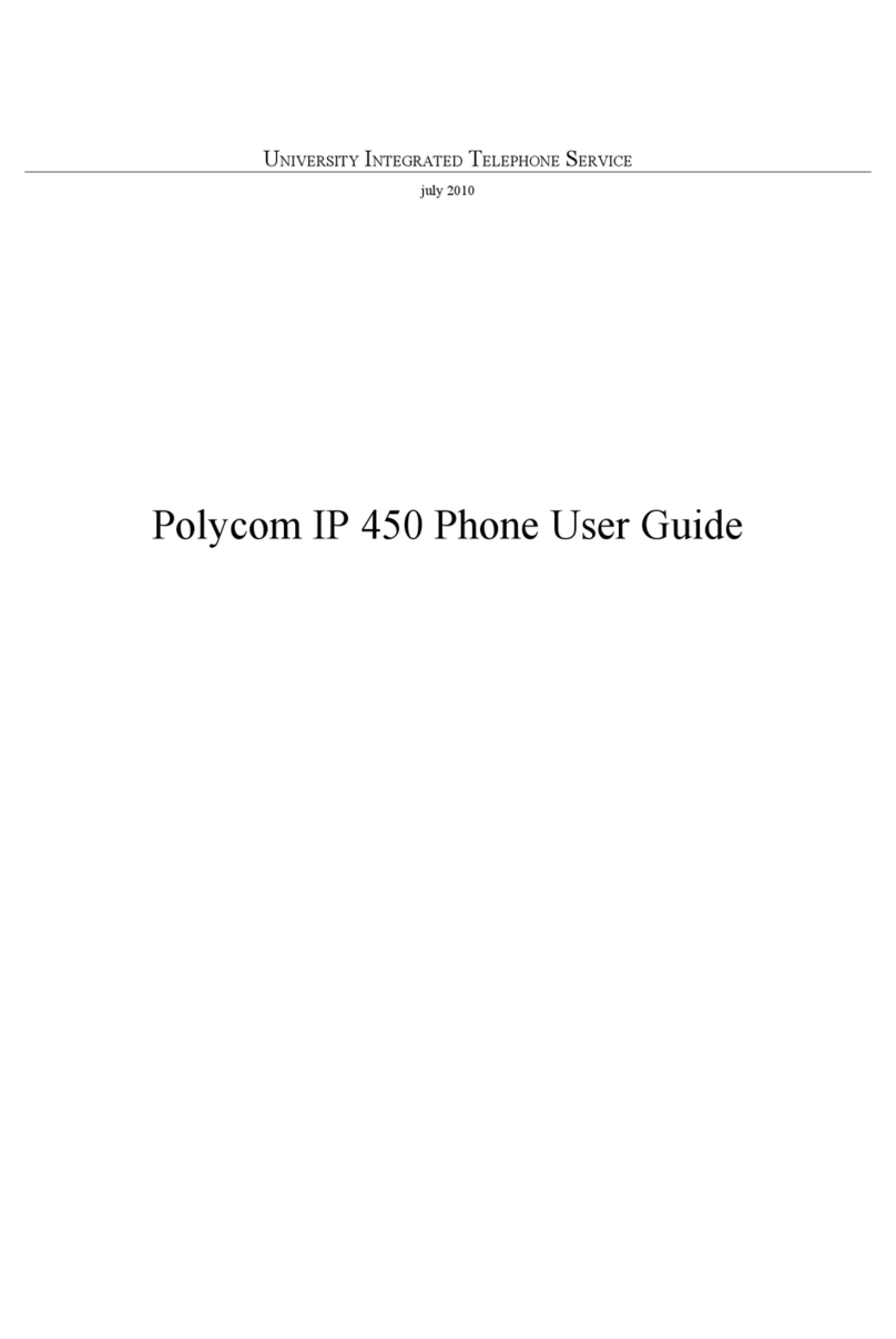 Polycom SoundPoint IP 450 user guide